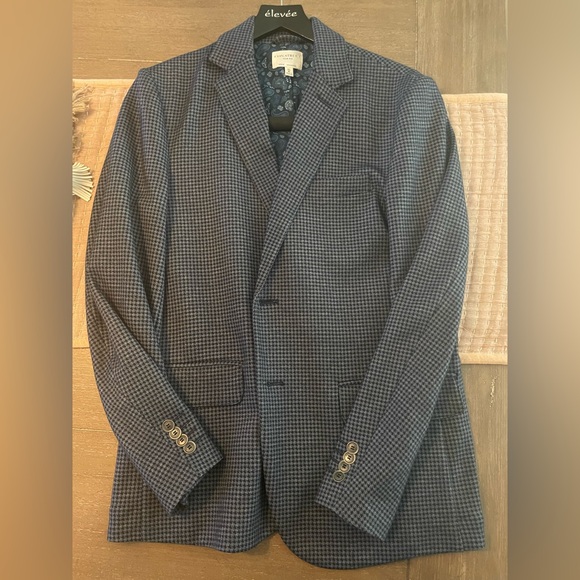 CON.STRUCT Slim Fit Knit Stretch Blazer Size 40 - Medium - Picture 4 of 5